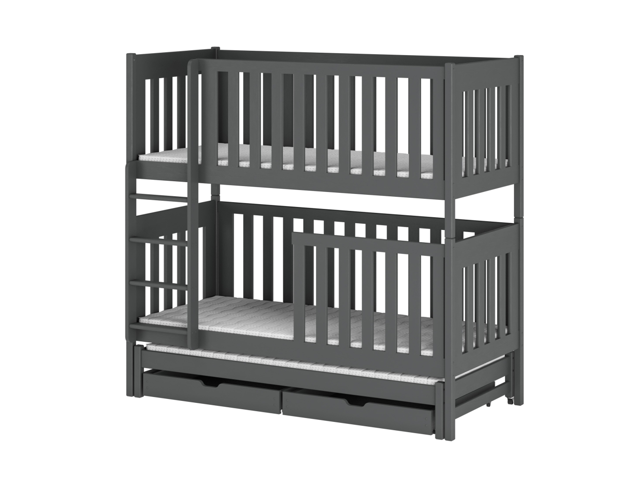 Trivietė vaikiška lova su stalčiais EMILKA 80x200 9 Trivietė vaikiška lova su stalčiais EMILKA 80x200 9