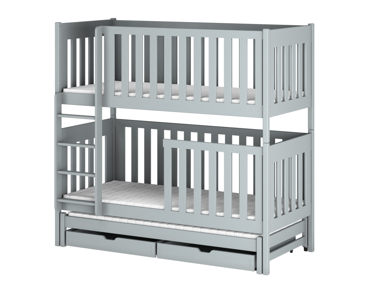 Trivietė vaikiška lova su stalčiais EMILKA 90x200 10