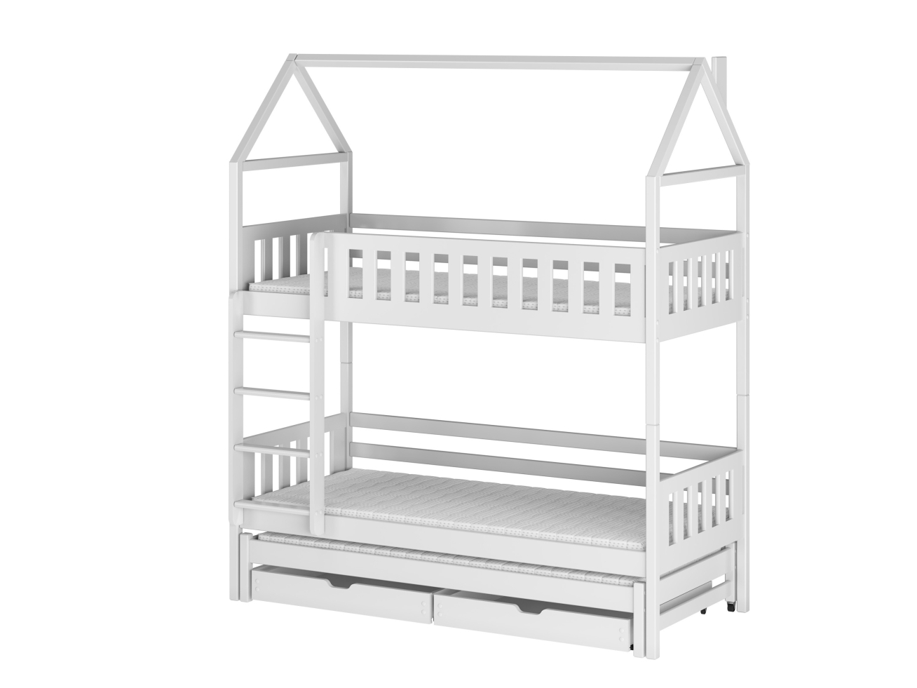 Trivietė vaikiška lova su stalčiais IGA 80x160 8