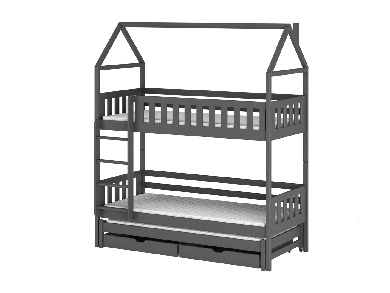 Trivietė vaikiška lova su stalčiais IGA 80x160 9 Trivietė vaikiška lova su stalčiais IGA 80x160 9