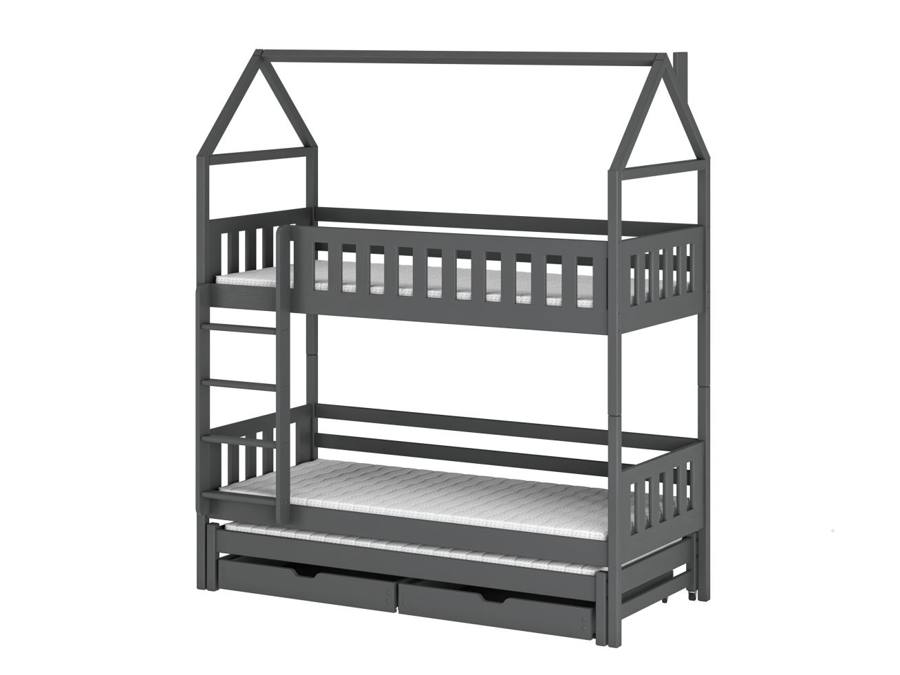 Trivietė vaikiška lova su stalčiais IGA 80x180 9 Trivietė vaikiška lova su stalčiais IGA 80x180 9