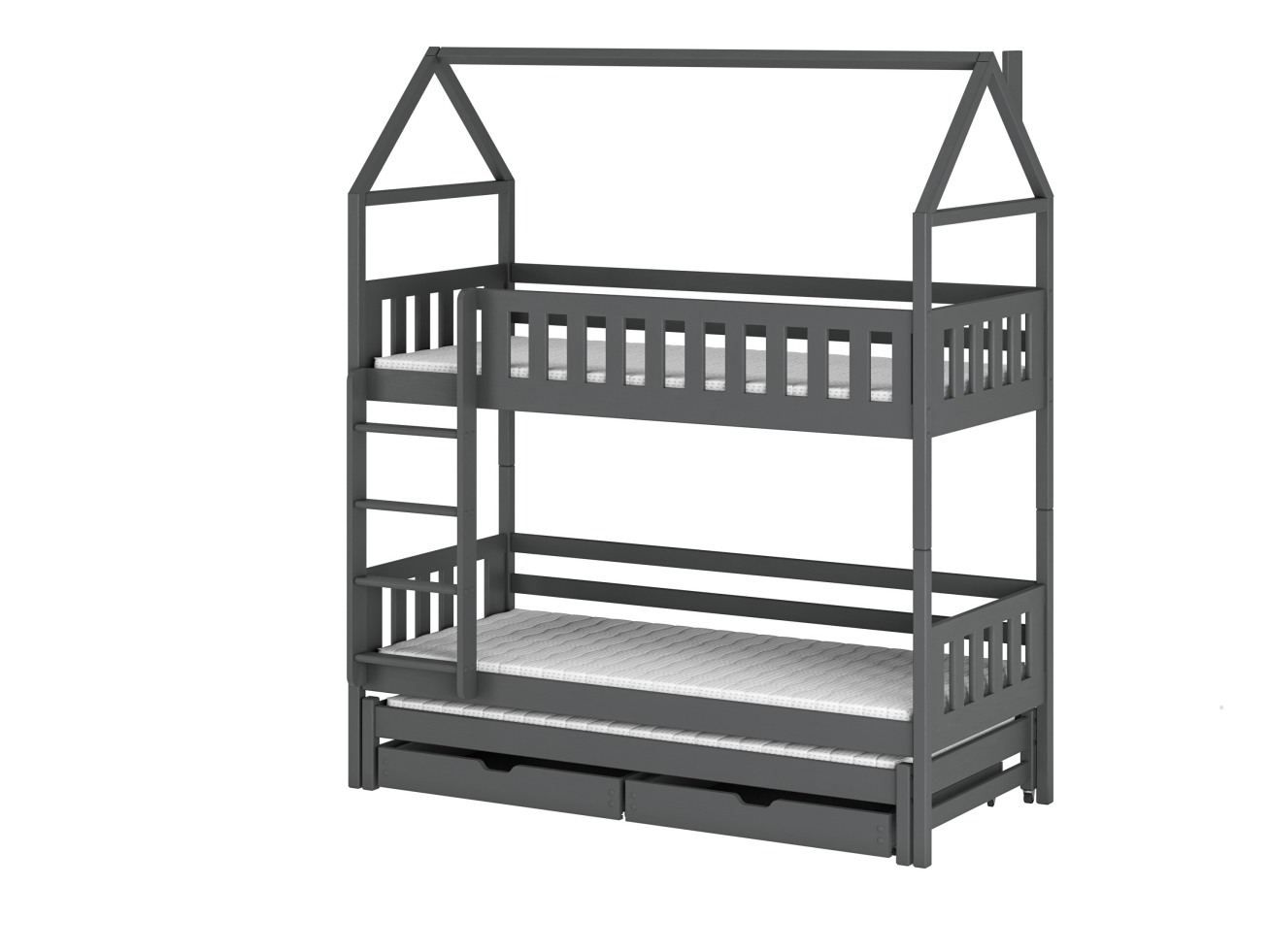 Trivietė vaikiška lova su stalčiais IGA 90x190 9