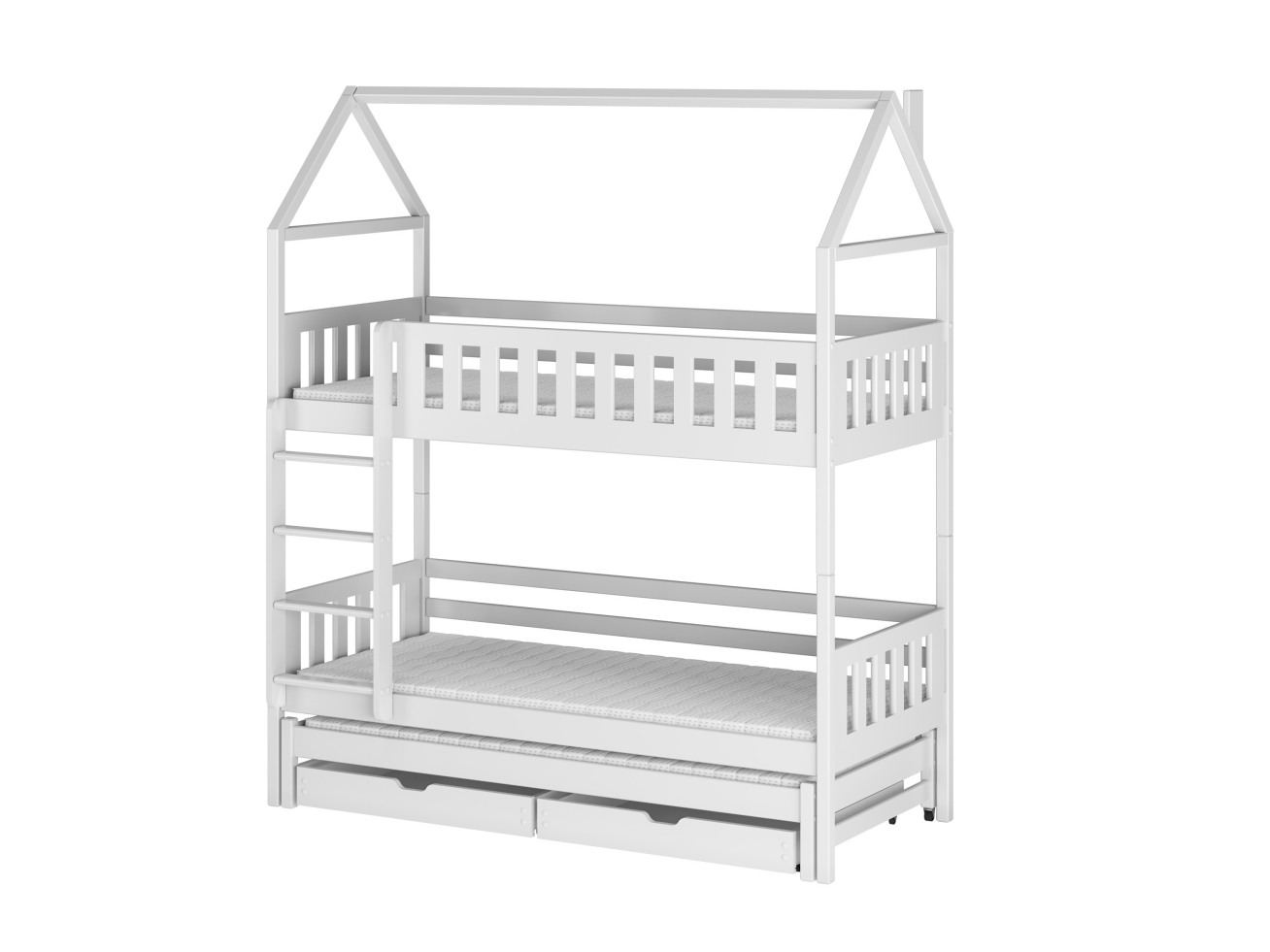 Trivietė vaikiška lova su stalčiais IGA 90x200 8