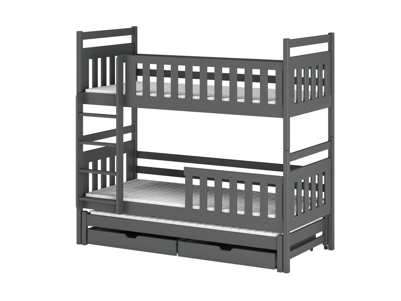 Trivietė vaikiška lova su stalčiais KLARA 80x160 10 Trivietė vaikiška lova su stalčiais KLARA 80x160 10