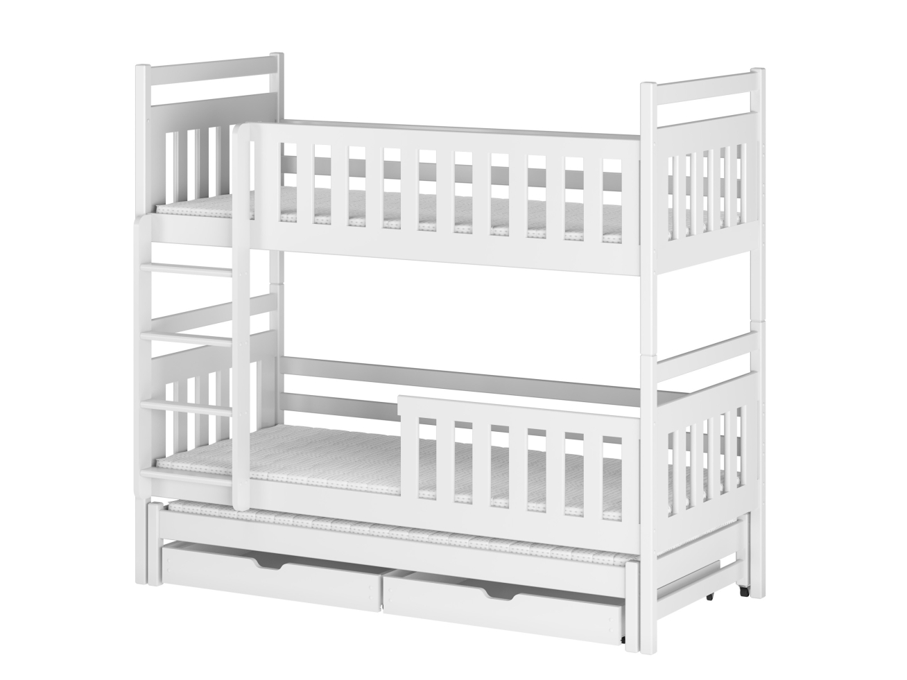 Trivietė vaikiška lova su stalčiais KLARA 80x180 9 Trivietė vaikiška lova su stalčiais KLARA 80x180 9