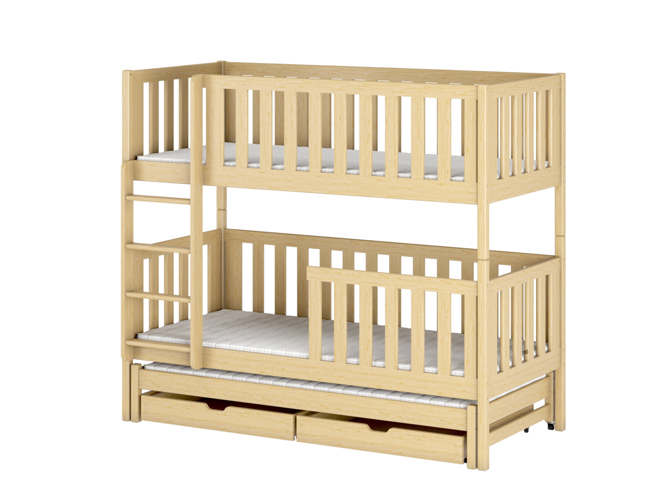 Trivietė vaikiška lova su stalčiais LEA 80x160 11 Trivietė vaikiška lova su stalčiais LEA 80x160 11