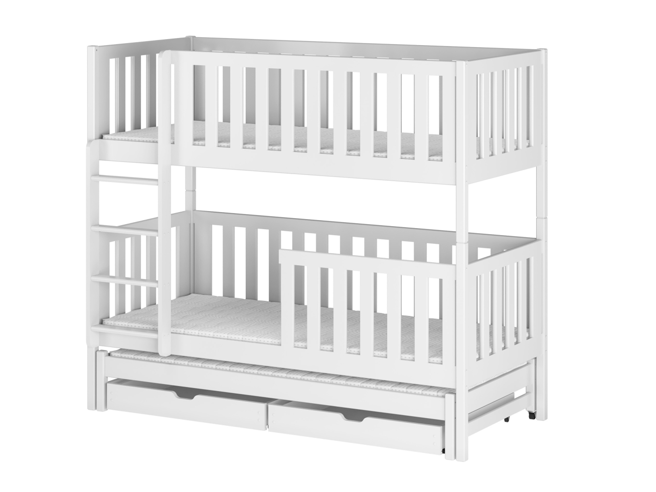 Trivietė vaikiška lova su stalčiais LEA 80x180 8