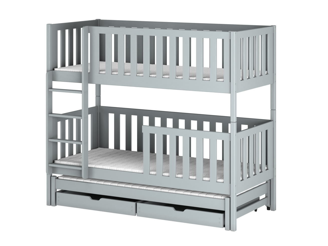 Trivietė vaikiška lova su stalčiais LEA 80x180 10