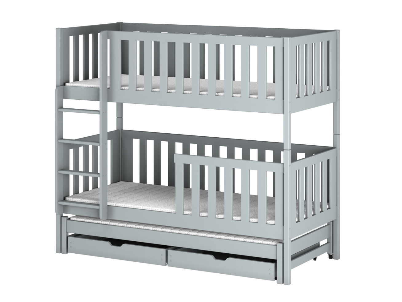 Trivietė vaikiška lova su stalčiais LEA 80x200 10