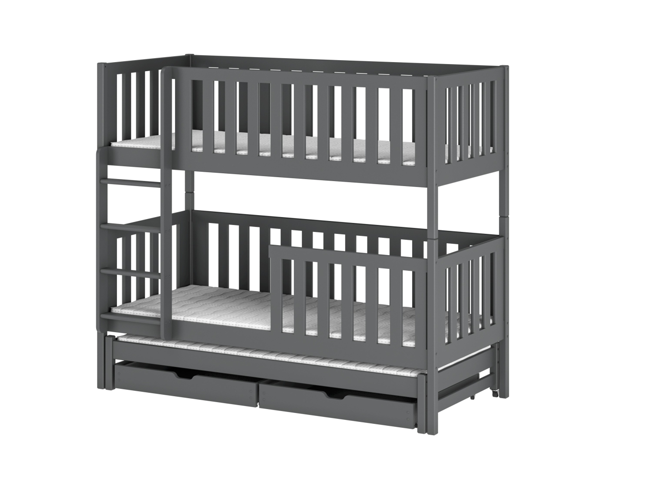 Trivietė vaikiška lova su stalčiais LEA 80x200 9 Trivietė vaikiška lova su stalčiais LEA 80x200 9