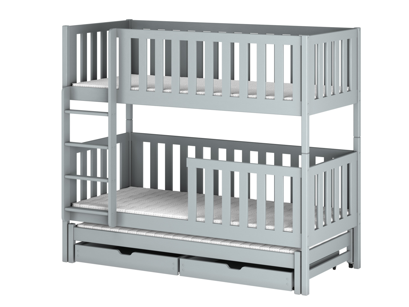 Trivietė vaikiška lova su stalčiais LEA 90x190 10 Trivietė vaikiška lova su stalčiais LEA 90x190 10