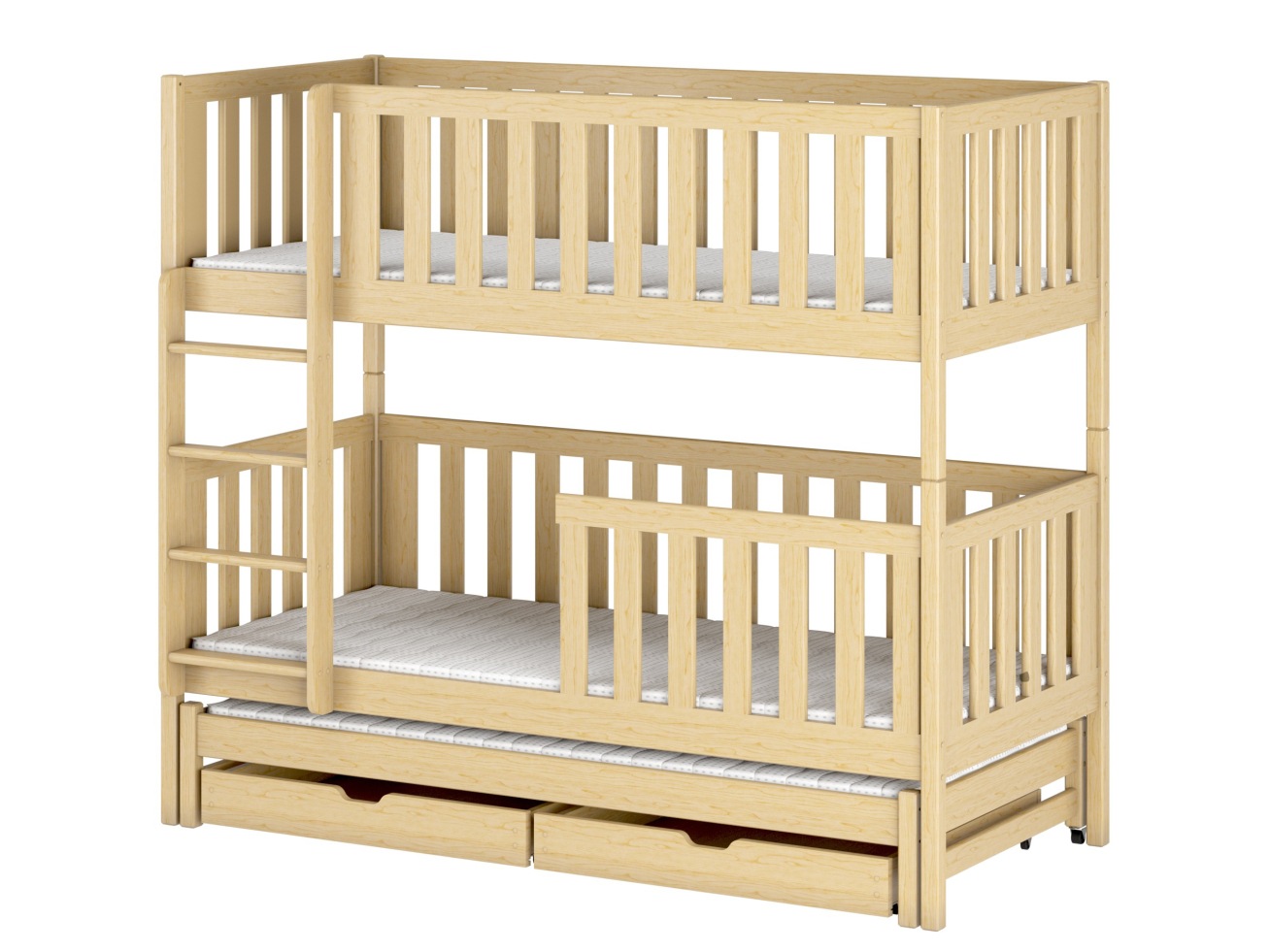 Trivietė vaikiška lova su stalčiais LEA 90x190 11 Trivietė vaikiška lova su stalčiais LEA 90x190 11