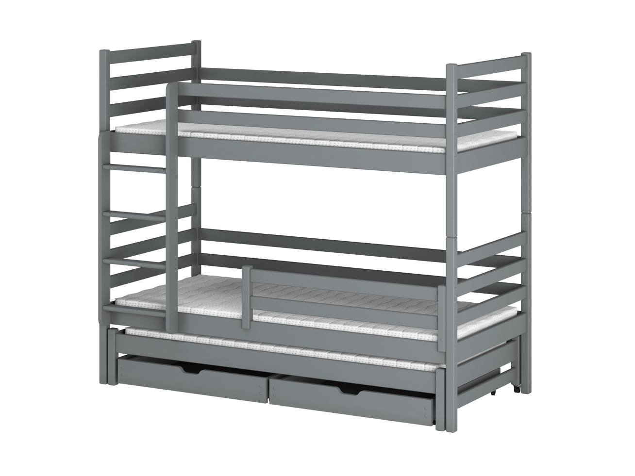 Trivietė vaikiška lova su stalčiais LUK 80x160 11