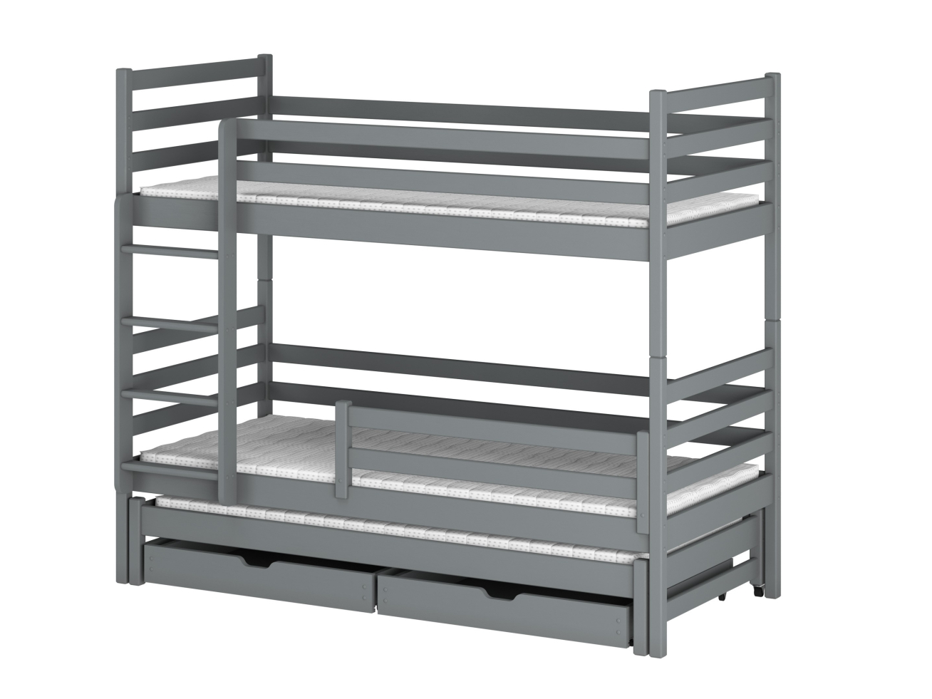 Trivietė vaikiška lova su stalčiais LUK 80x180 11 Trivietė vaikiška lova su stalčiais LUK 80x180 11