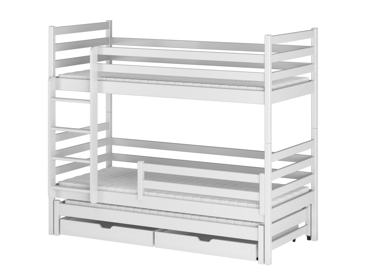 Trivietė vaikiška lova su stalčiais LUK 80x200 8