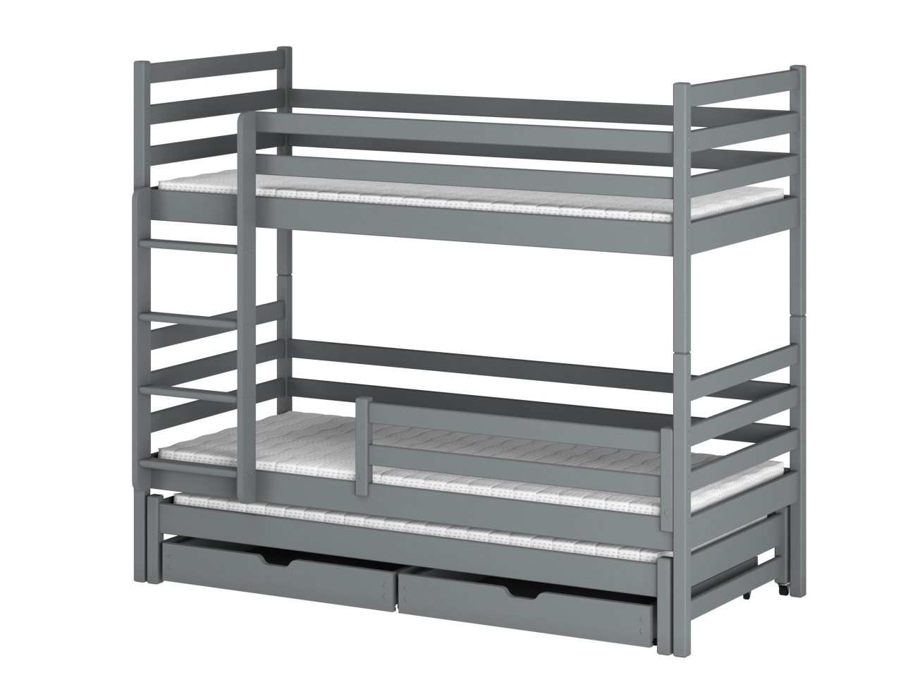 Trivietė vaikiška lova su stalčiais LUK 80x200 10 Trivietė vaikiška lova su stalčiais LUK 80x200 10