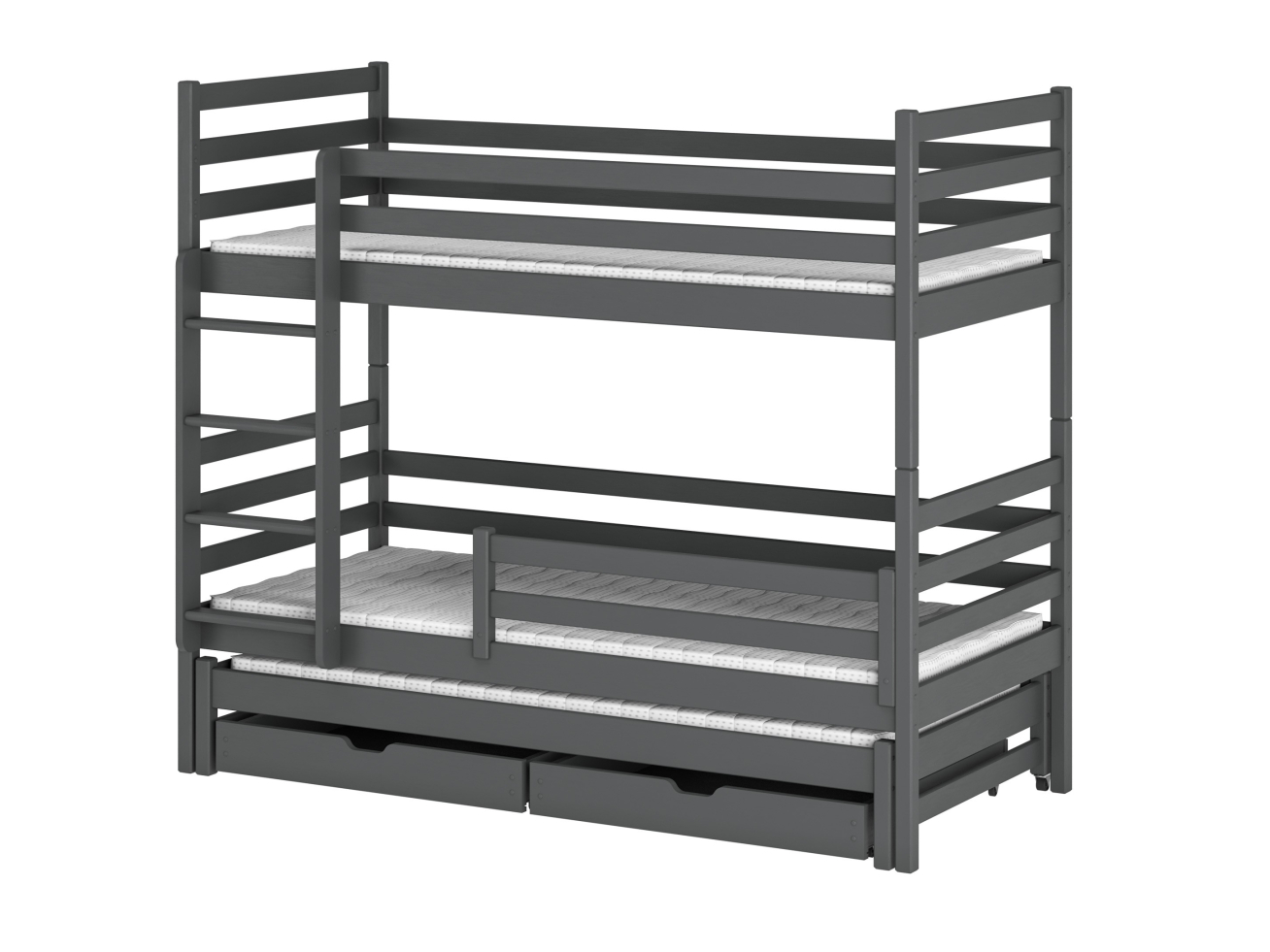 Trivietė vaikiška lova su stalčiais LUK 80x200 9