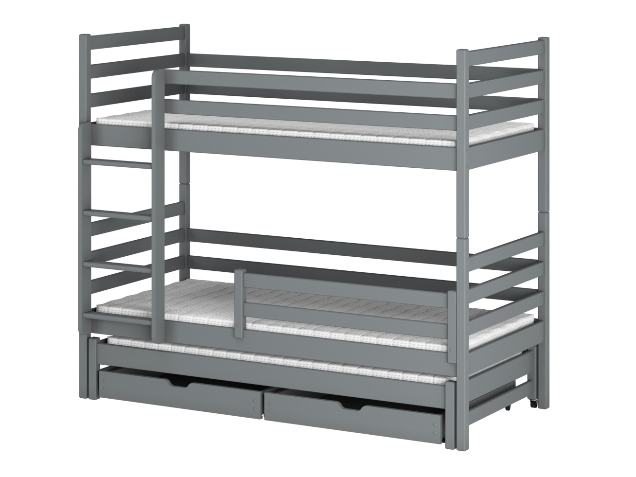 Trivietė vaikiška lova su stalčiais LUK 90x190 11 Trivietė vaikiška lova su stalčiais LUK 90x190 11