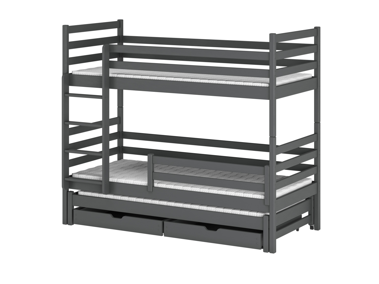 Trivietė vaikiška lova su stalčiais LUK 90x190 10