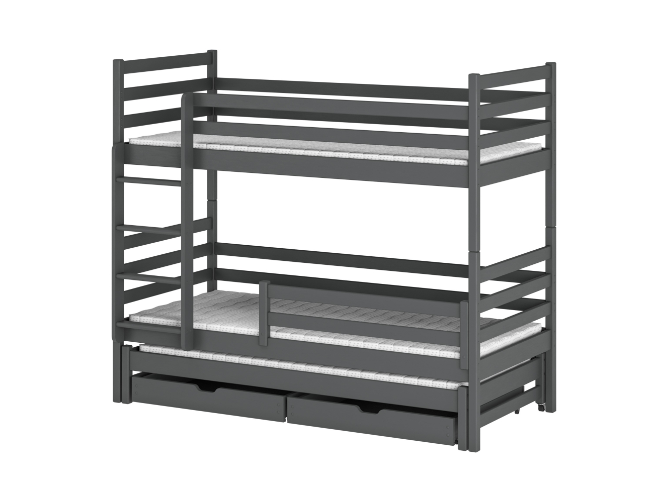 Trivietė vaikiška lova su stalčiais LUK 90x200 10 Trivietė vaikiška lova su stalčiais LUK 90x200 10