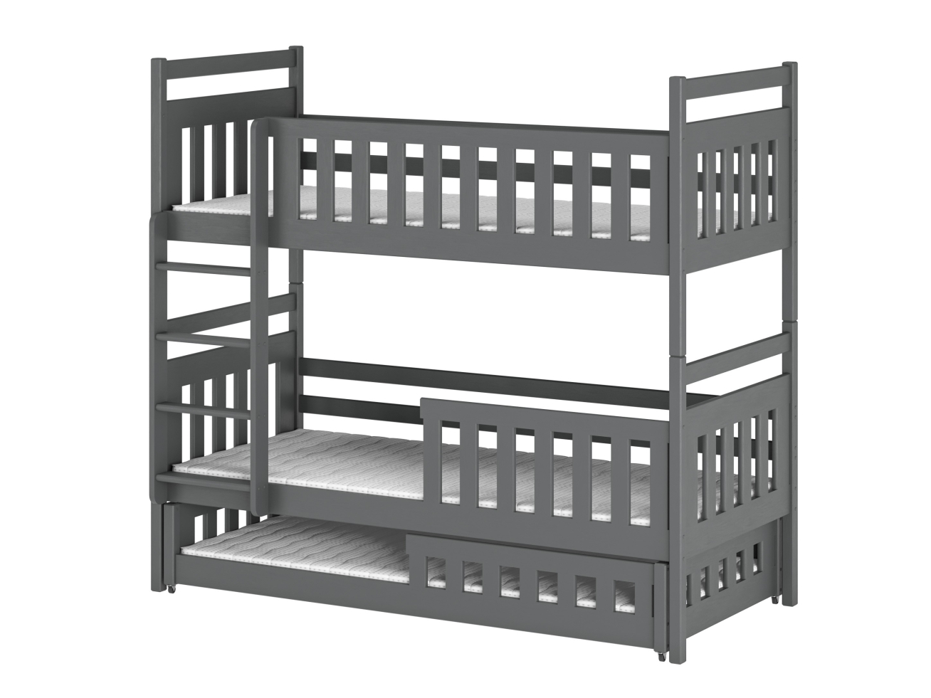 Trivietė vaikiška lova OLIWIA 80x180 10 Trivietė vaikiška lova OLIWIA 80x180 10