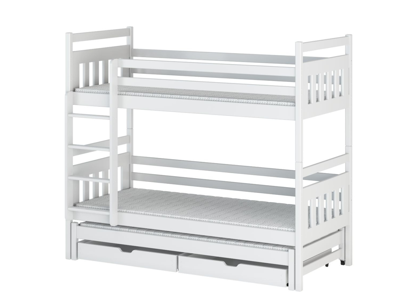 Trivietė vaikiška lova su stalčiais SEWERYN 80x160 7