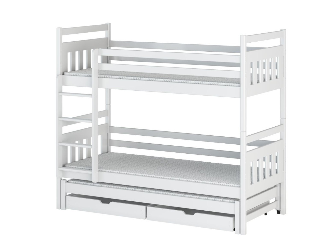 Trivietė vaikiška lova su stalčiais SEWERYN 80x180 7