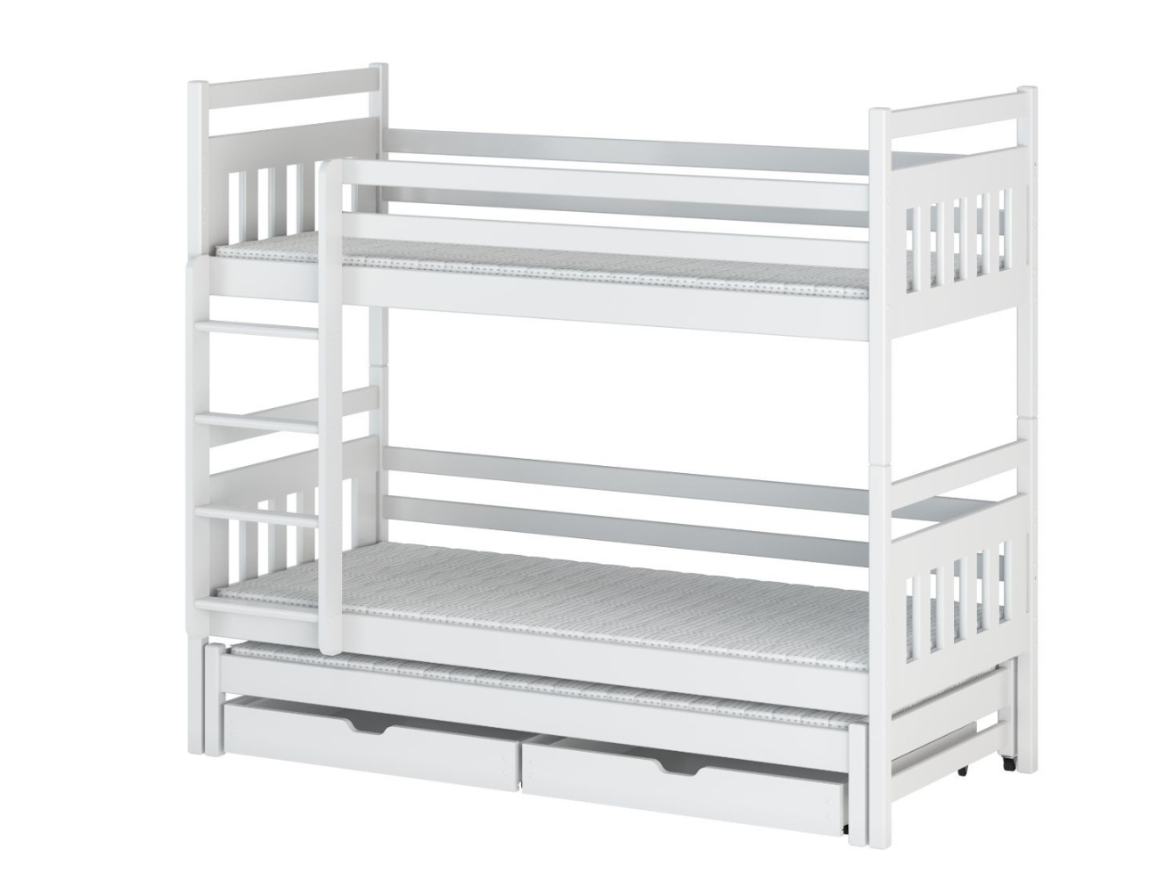 Trivietė vaikiška lova su stalčiais SEWERYN 90x190 7 Trivietė vaikiška lova su stalčiais SEWERYN 90x190 7