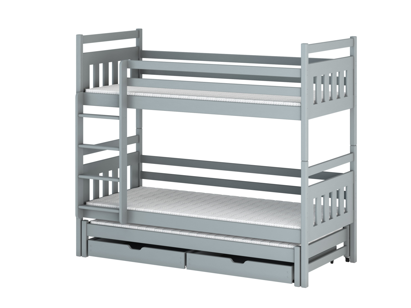 Trivietė vaikiška lova su stalčiais SEWERYN 90x190 9