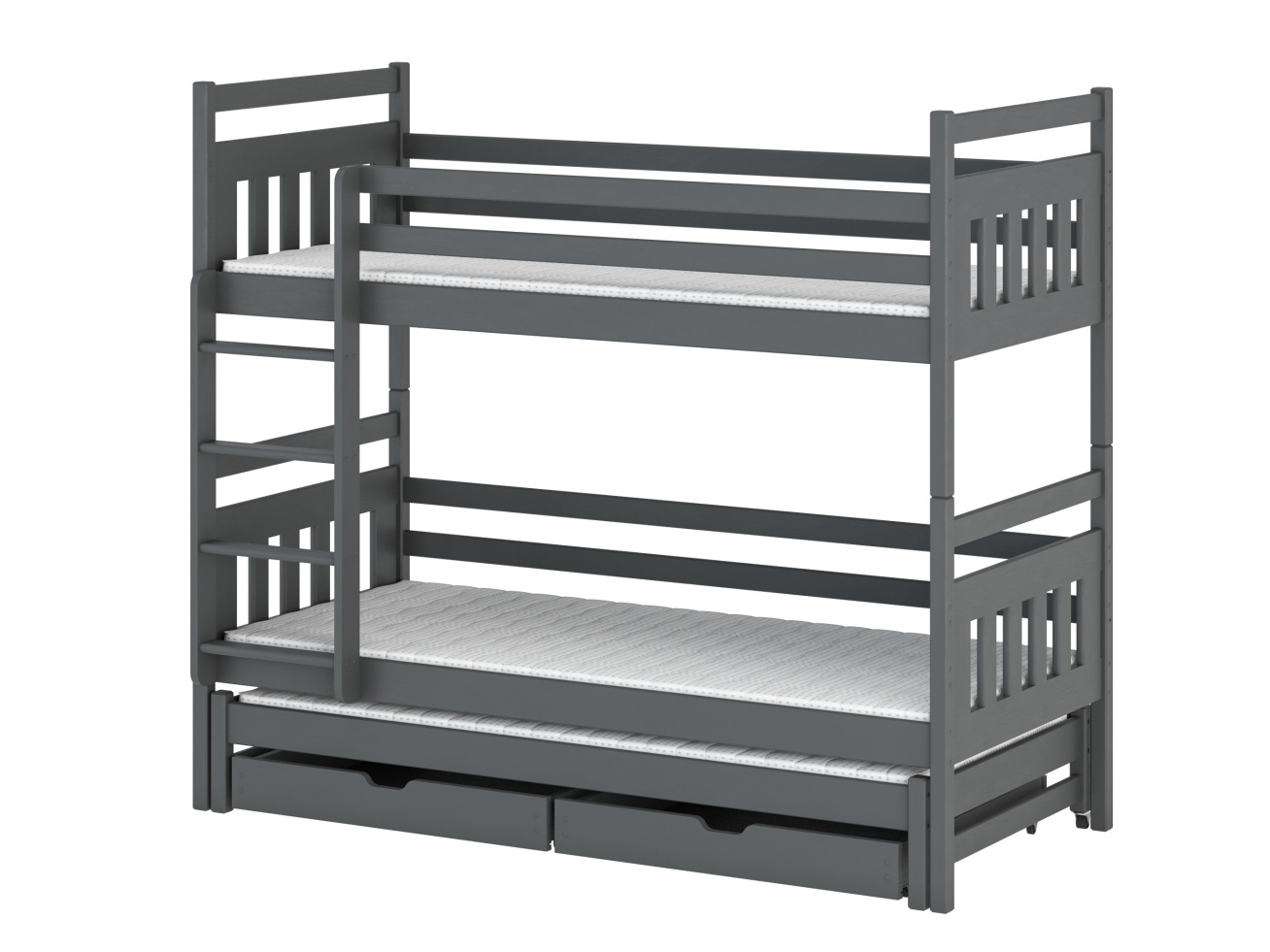 Trivietė vaikiška lova su stalčiais SEWERYN 90x190 8