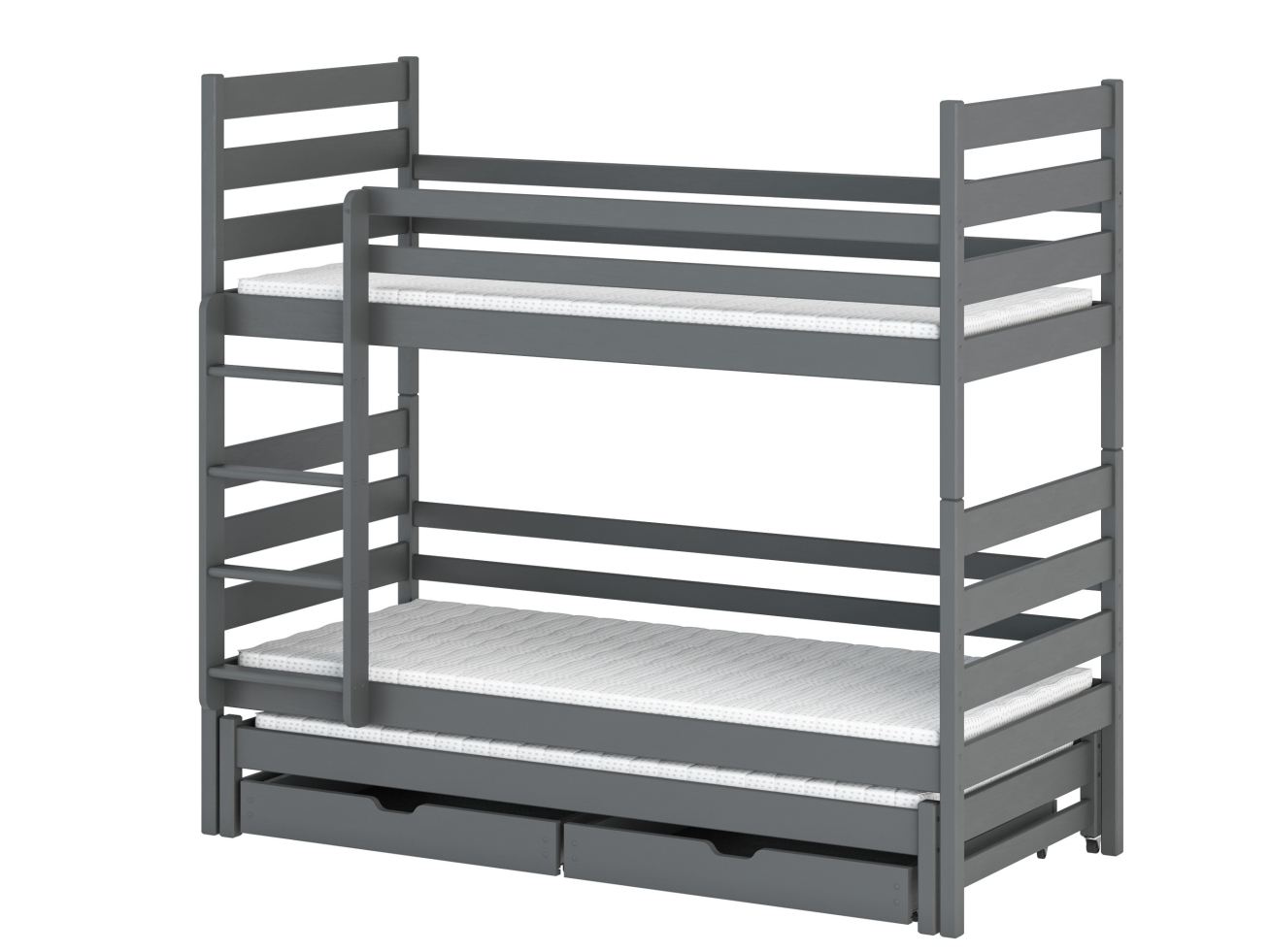 Trivietė vaikiška lova su stalčiais TOMI 80x180 6 Trivietė vaikiška lova su stalčiais TOMI 80x180 6