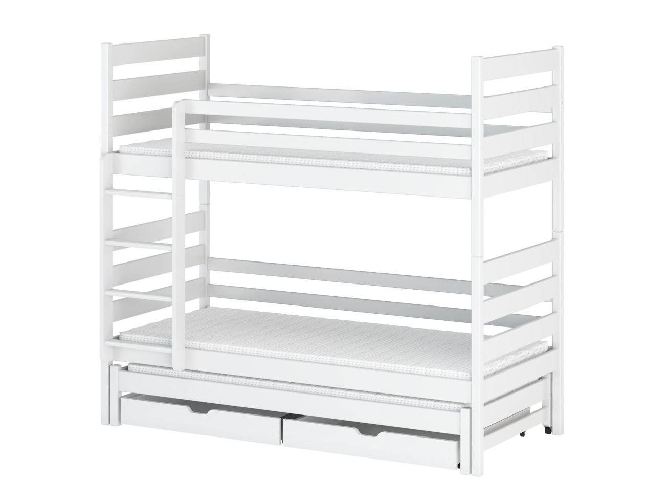 Trivietė vaikiška lova su stalčiais TOMI 80x200 5 Trivietė vaikiška lova su stalčiais TOMI 80x200 5