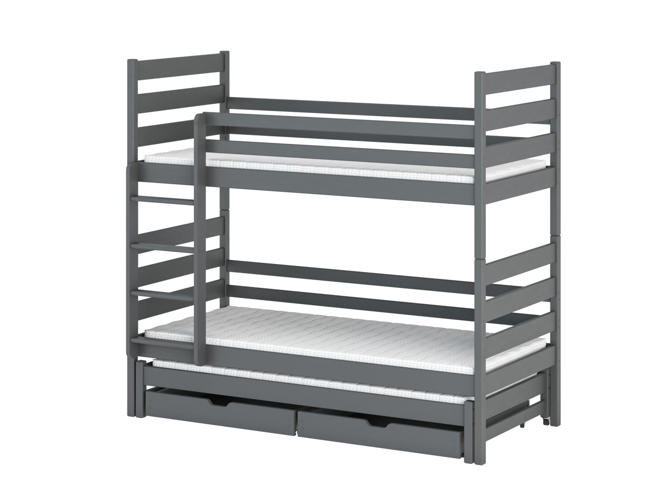 Trivietė vaikiška lova su stalčiais TOMI 90x190 6 Trivietė vaikiška lova su stalčiais TOMI 90x190 6