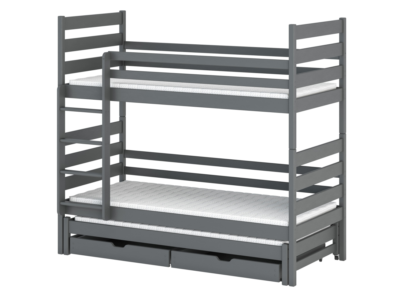 Trivietė vaikiška lova su stalčiais TOMI 90x200 6