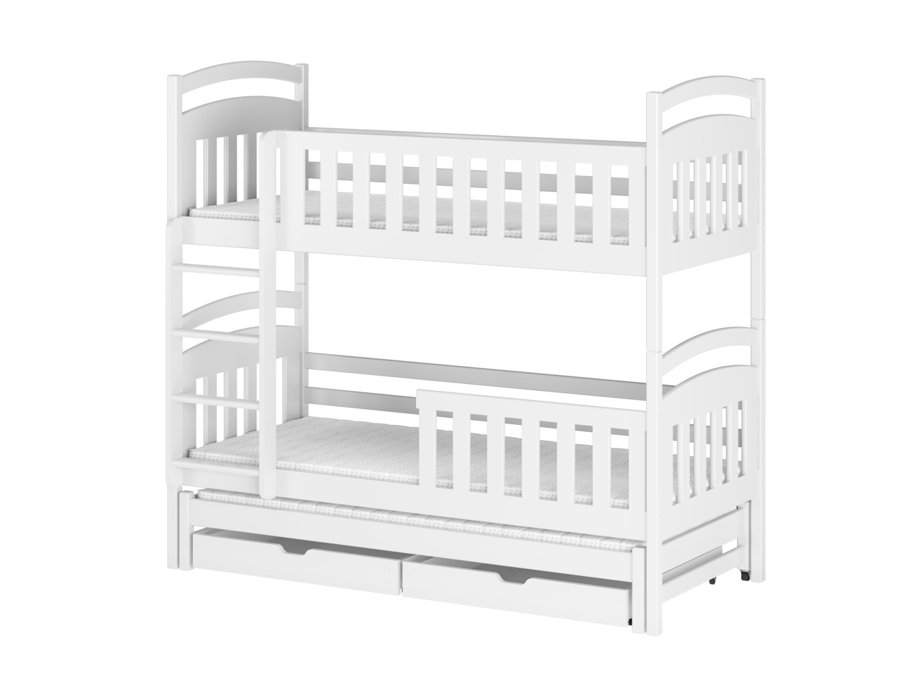 Trivietė vaikiška lova su stalčiais VIKI 80x160 6