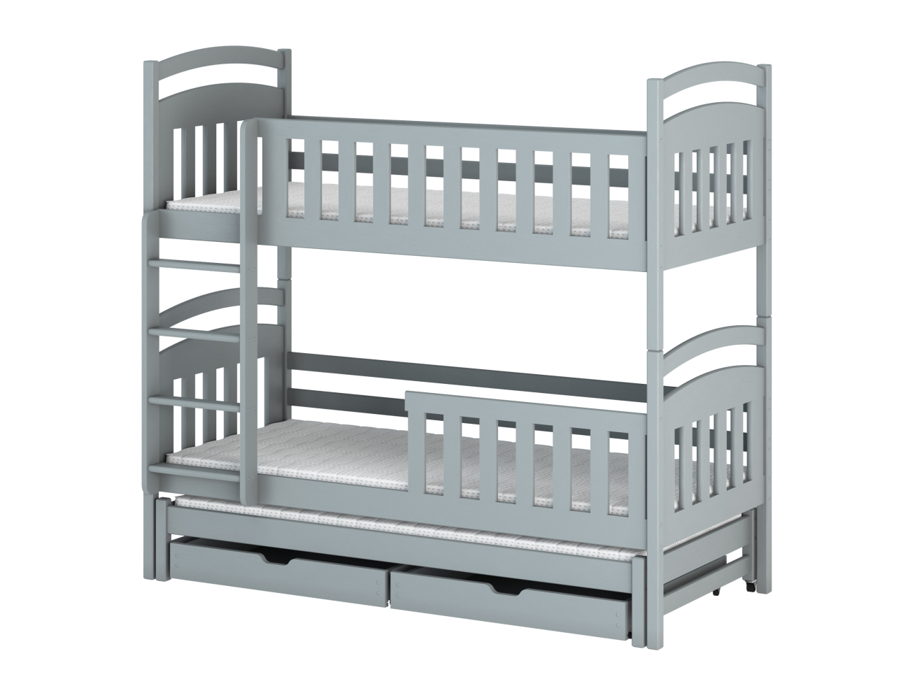 Trivietė vaikiška lova su stalčiais VIKI 80x160 8 Trivietė vaikiška lova su stalčiais VIKI 80x160 8