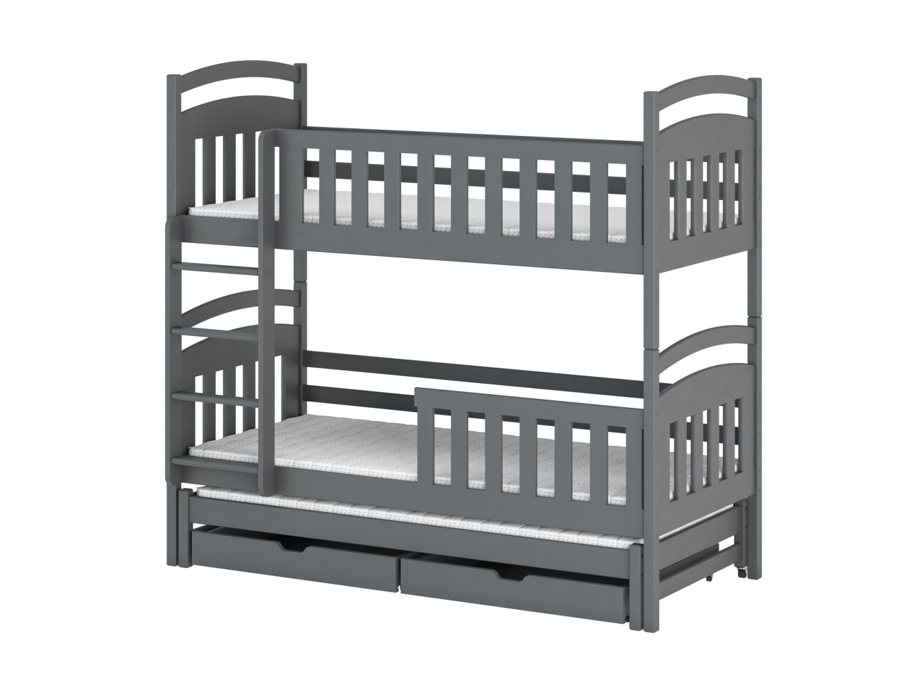 Trivietė vaikiška lova su stalčiais VIKI 80x160 7