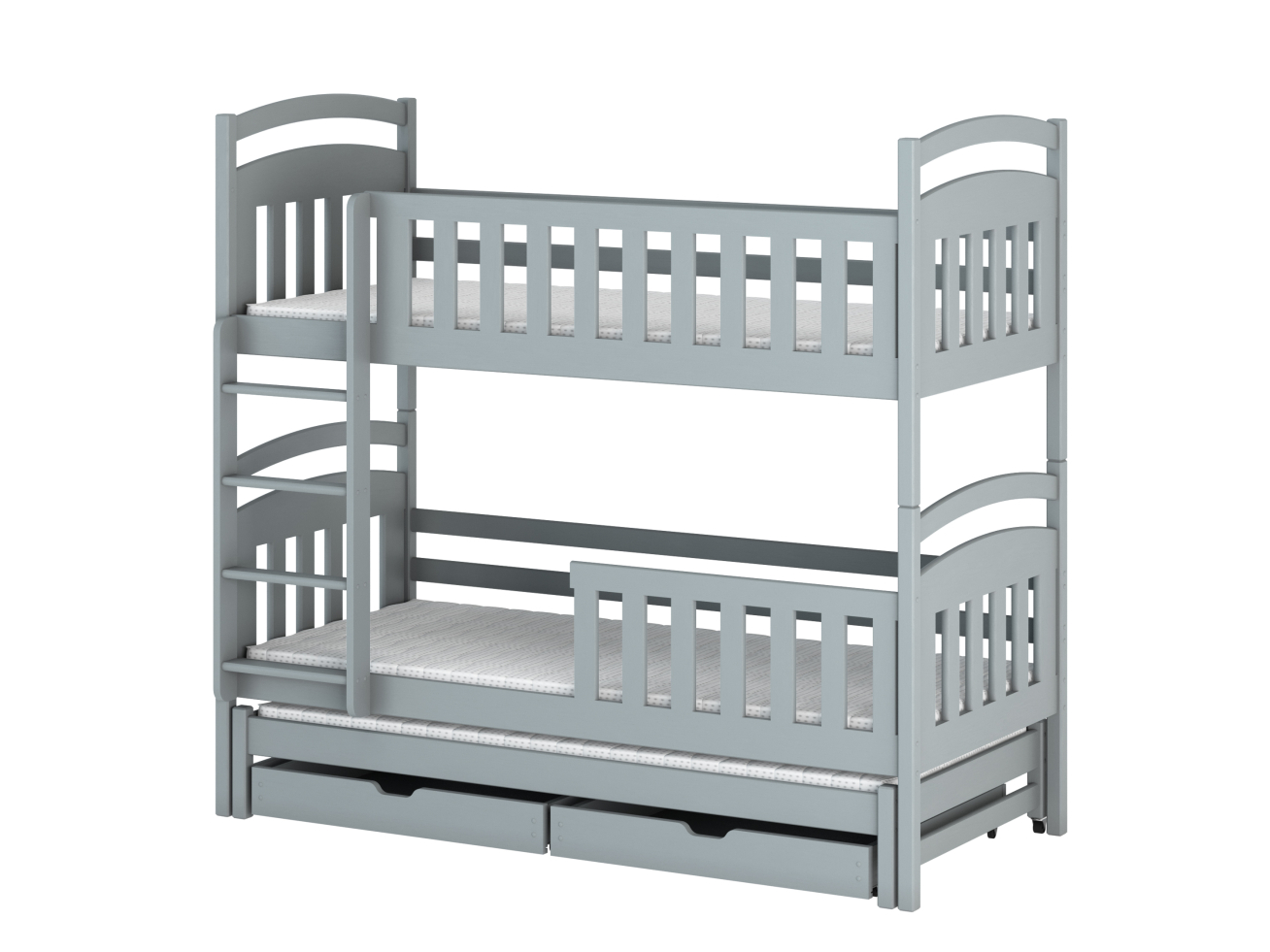 Trivietė vaikiška lova su stalčiais VIKI 80x180 8