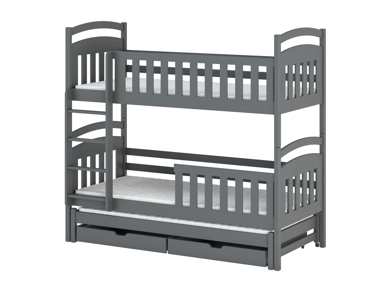 Trivietė vaikiška lova su stalčiais VIKI 80x180 7