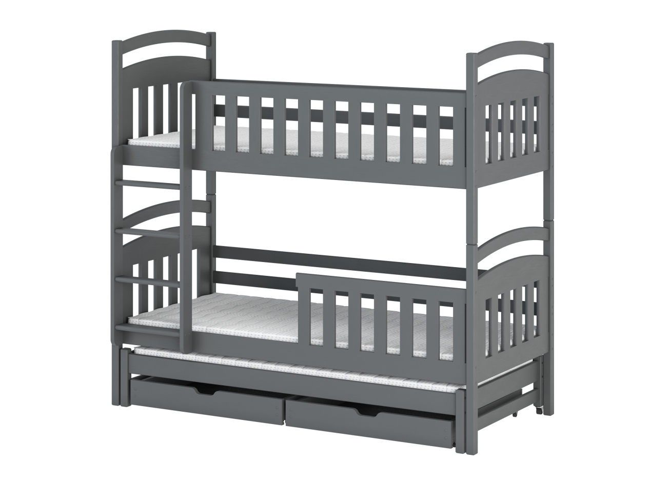 Trivietė vaikiška lova su stalčiais VIKI 80x200 7 Trivietė vaikiška lova su stalčiais VIKI 80x200 7