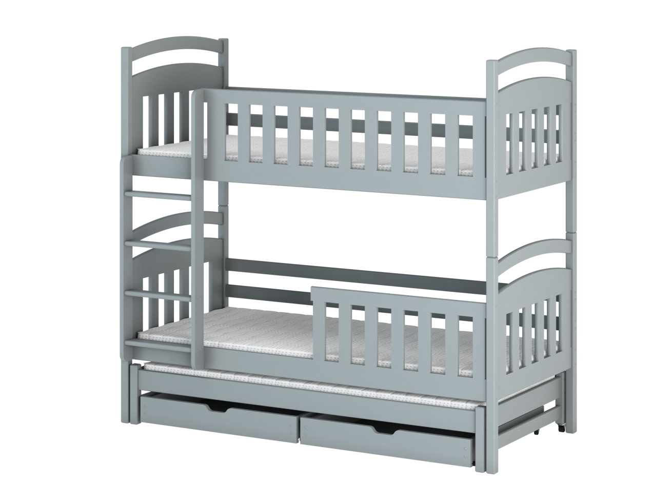 Trivietė vaikiška lova su stalčiais VIKI 90x190 8 Trivietė vaikiška lova su stalčiais VIKI 90x190 8