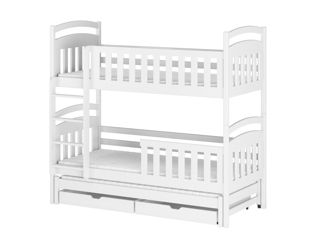 Trivietė vaikiška lova su stalčiais VIKI 90x200 6