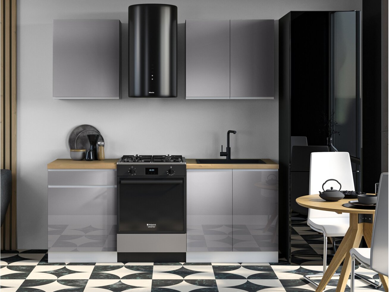 Virtuvės komplektas ASPEN GLOSS 200 7