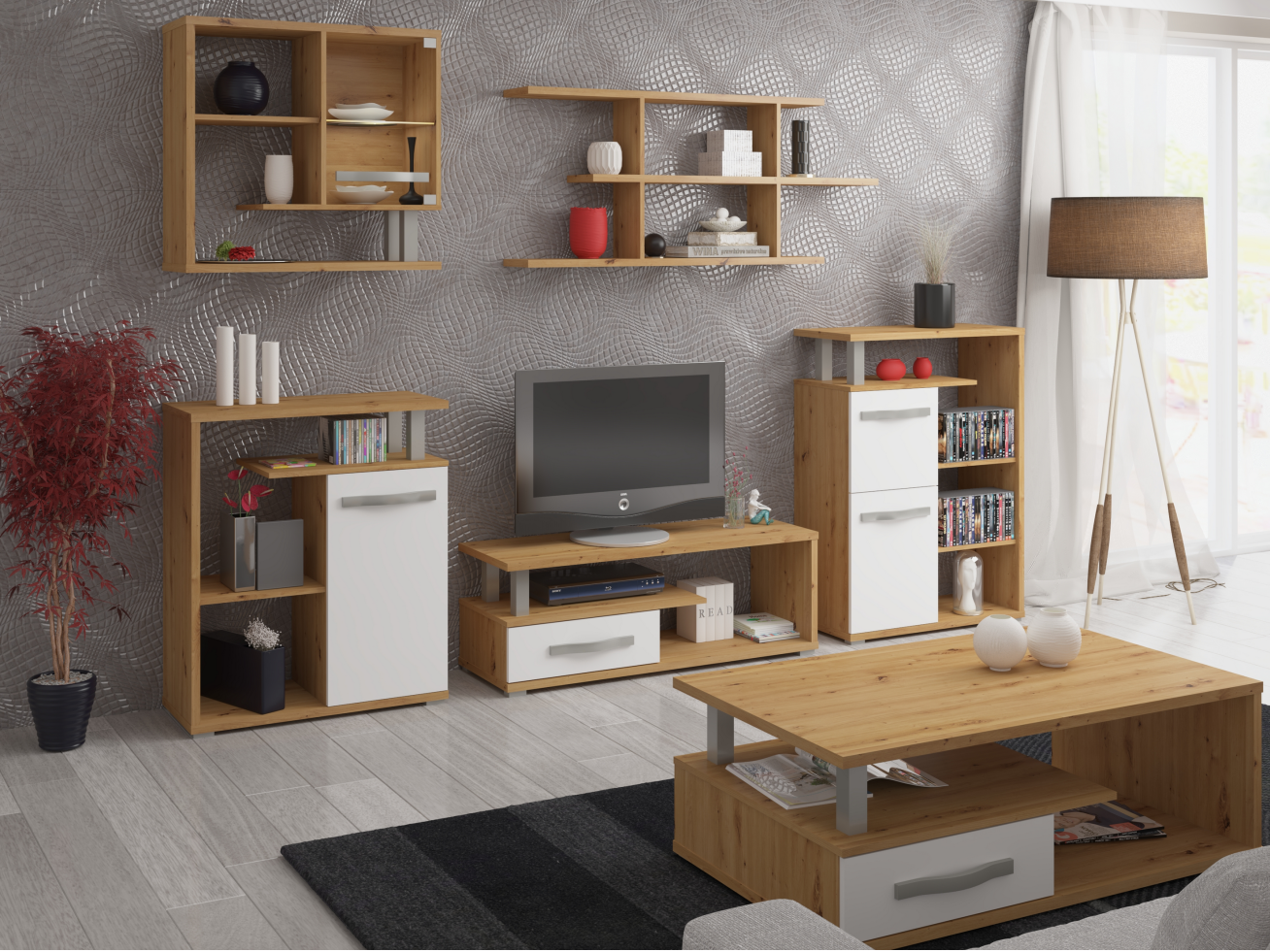 Svetainės baldų komplektas ANGEL 1 8