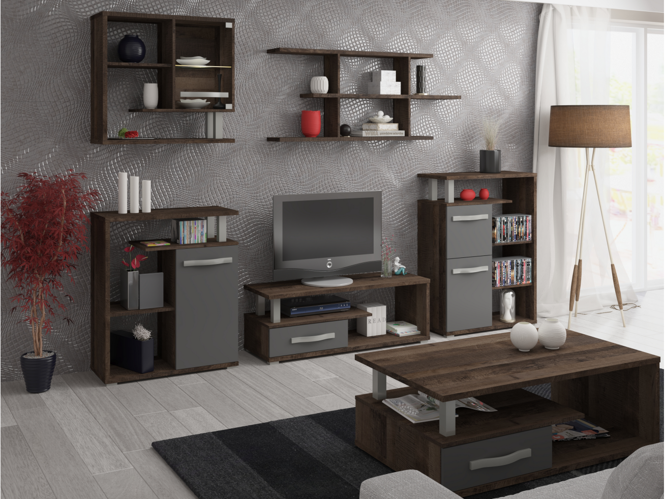 Svetainės baldų komplektas ANGEL 1 10 Svetainės baldų komplektas ANGEL 1 10