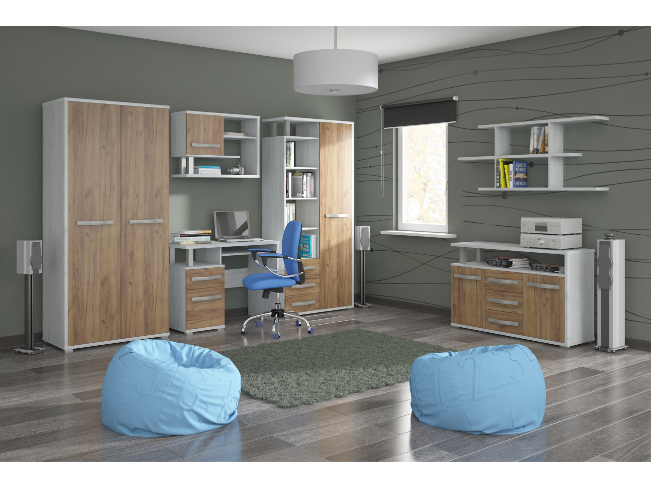 Svetainės baldų komplektas ANGEL 2 6