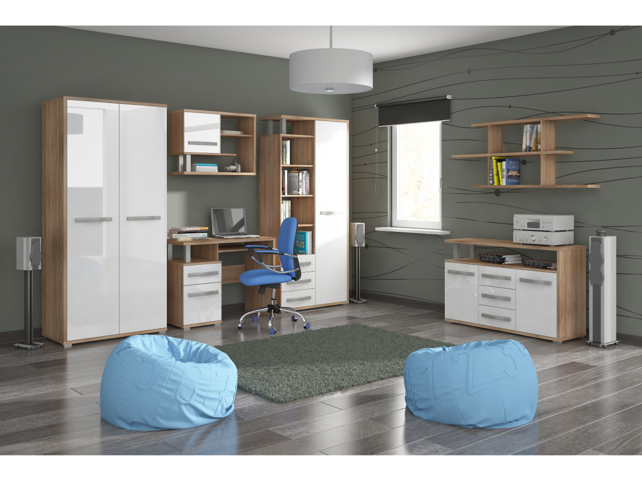 Svetainės baldų komplektas ANGEL 2 10 Svetainės baldų komplektas ANGEL 2 10