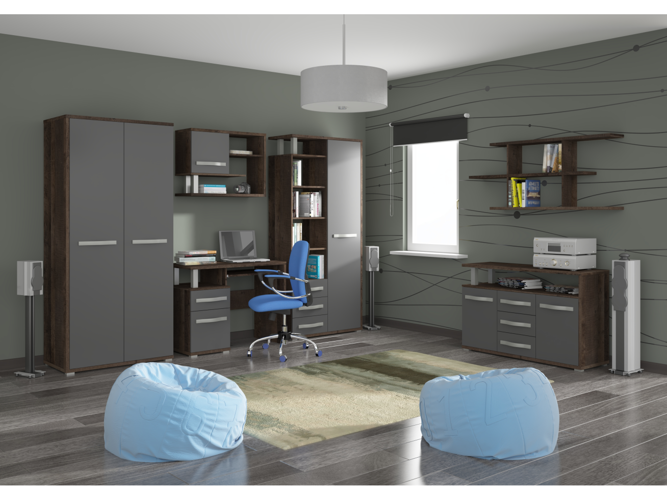 Svetainės baldų komplektas ANGEL 2 9