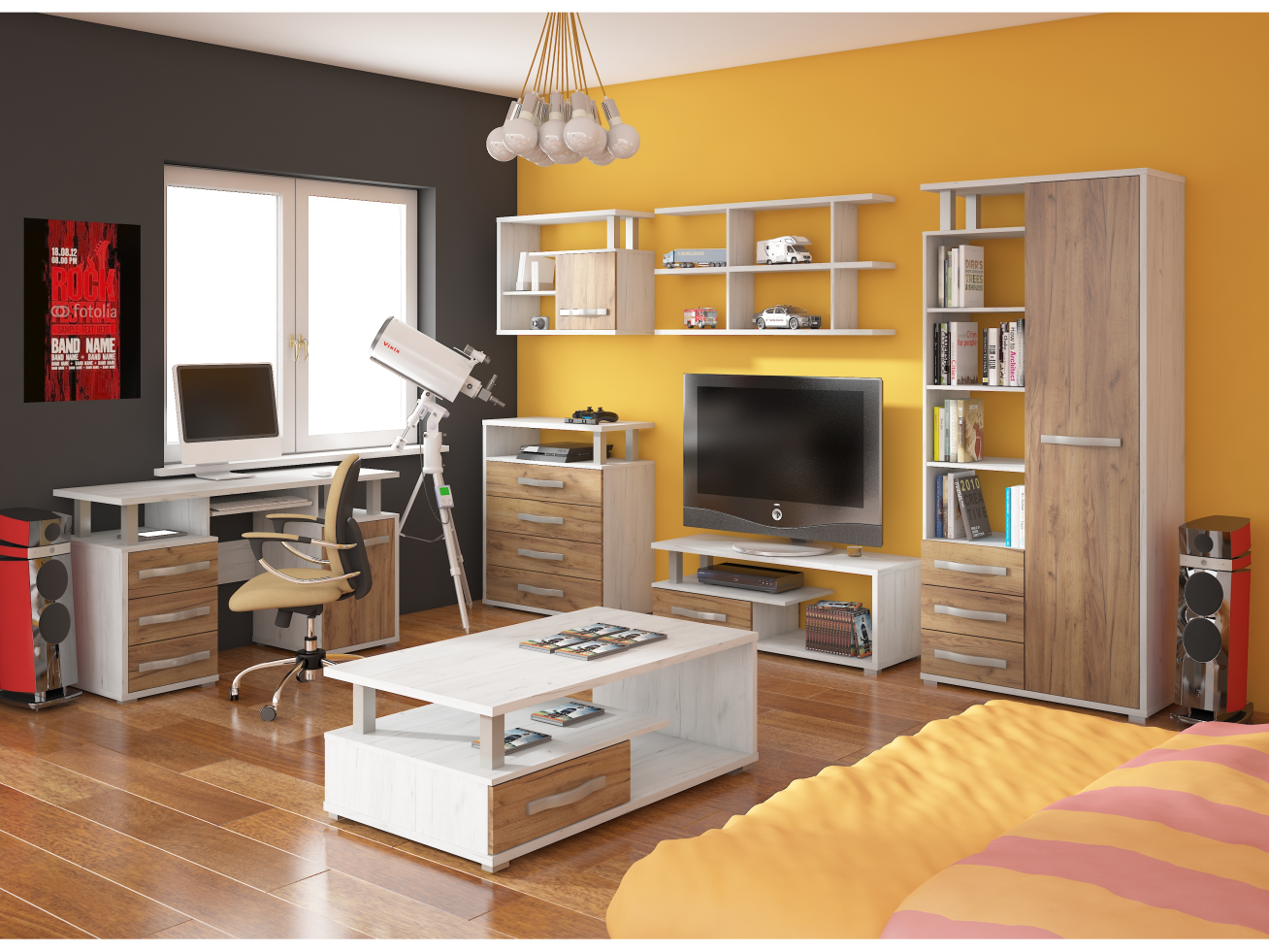 Svetainės baldų komplektas ANGEL 3 7 Svetainės baldų komplektas ANGEL 3 7