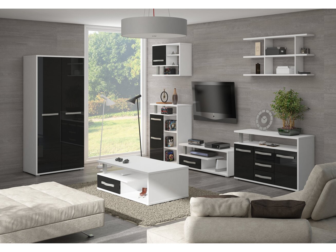 Svetainės baldų komplektas ANGEL 5 6